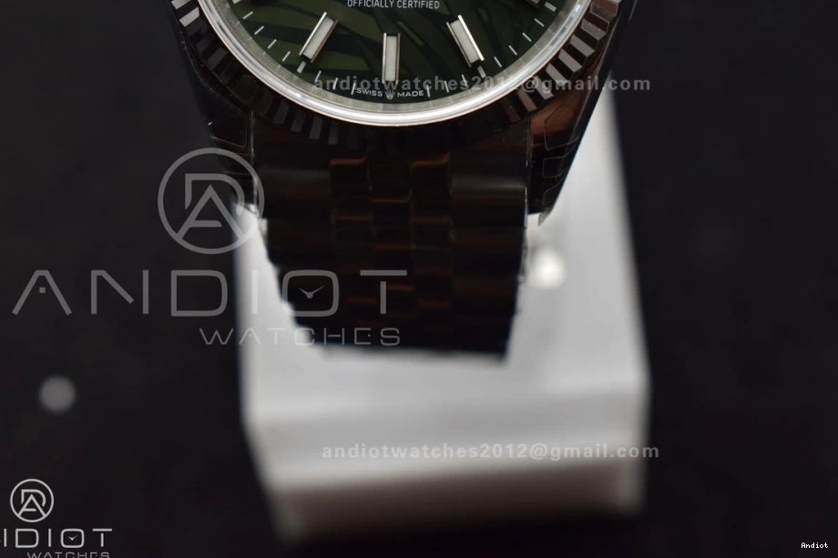 126234 SS 1:1 VSF Best 576 904L 36 DateJust Jubilee Steel ComfortFit Dial on VS Edition Green Bracelet Leaf 0723